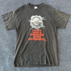 Vintage Stone Cold Steve Austin Shirt Mens Large WWF Wrestling Authority 90s